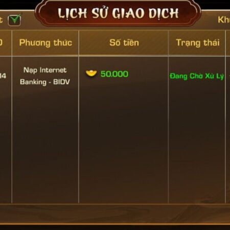 Nạp Tiền Vuaclub Qua Ngân Hàng BIDV Và Khắc Phục Lỗi Thường Gặp